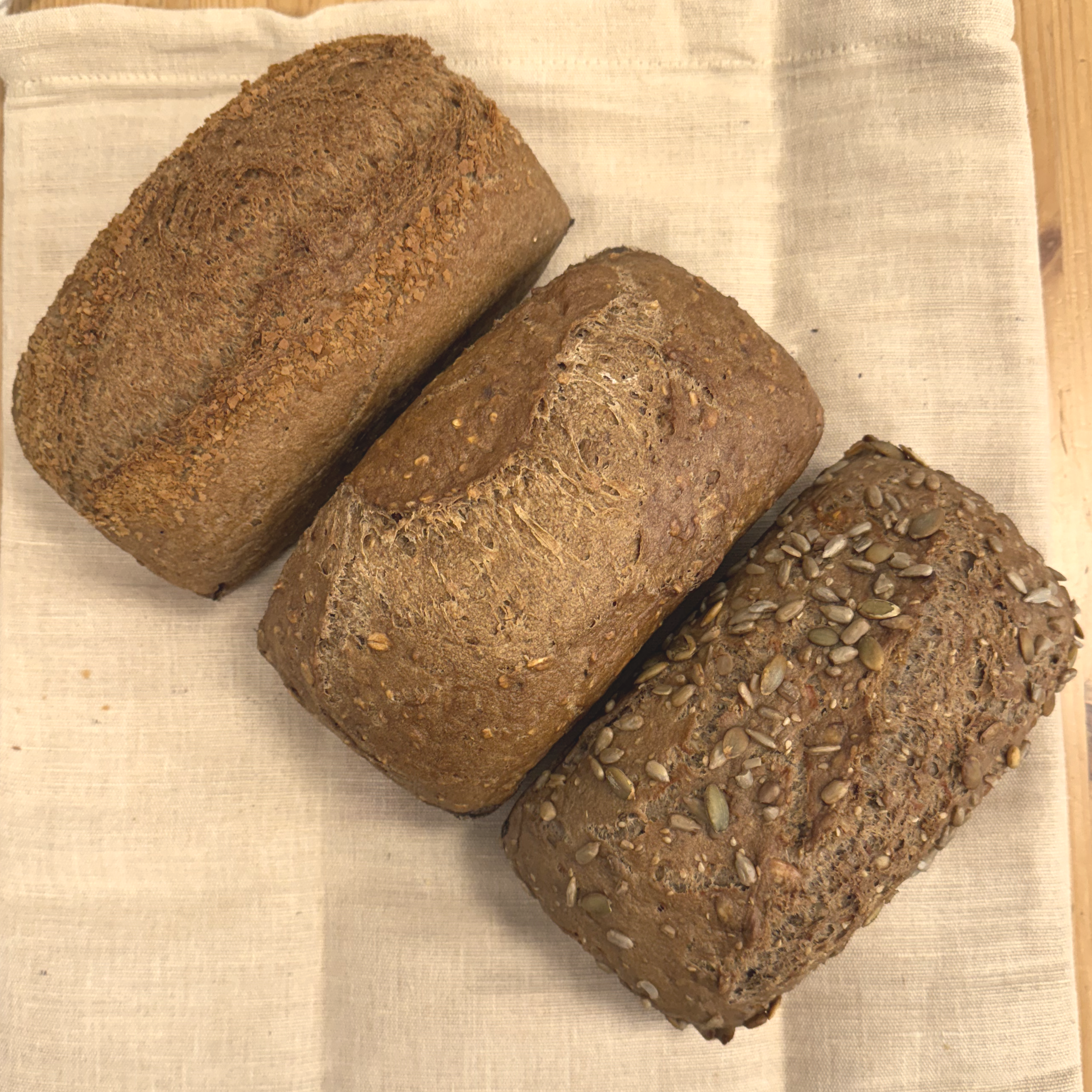 3er Set - Frischbrot vorgebacken