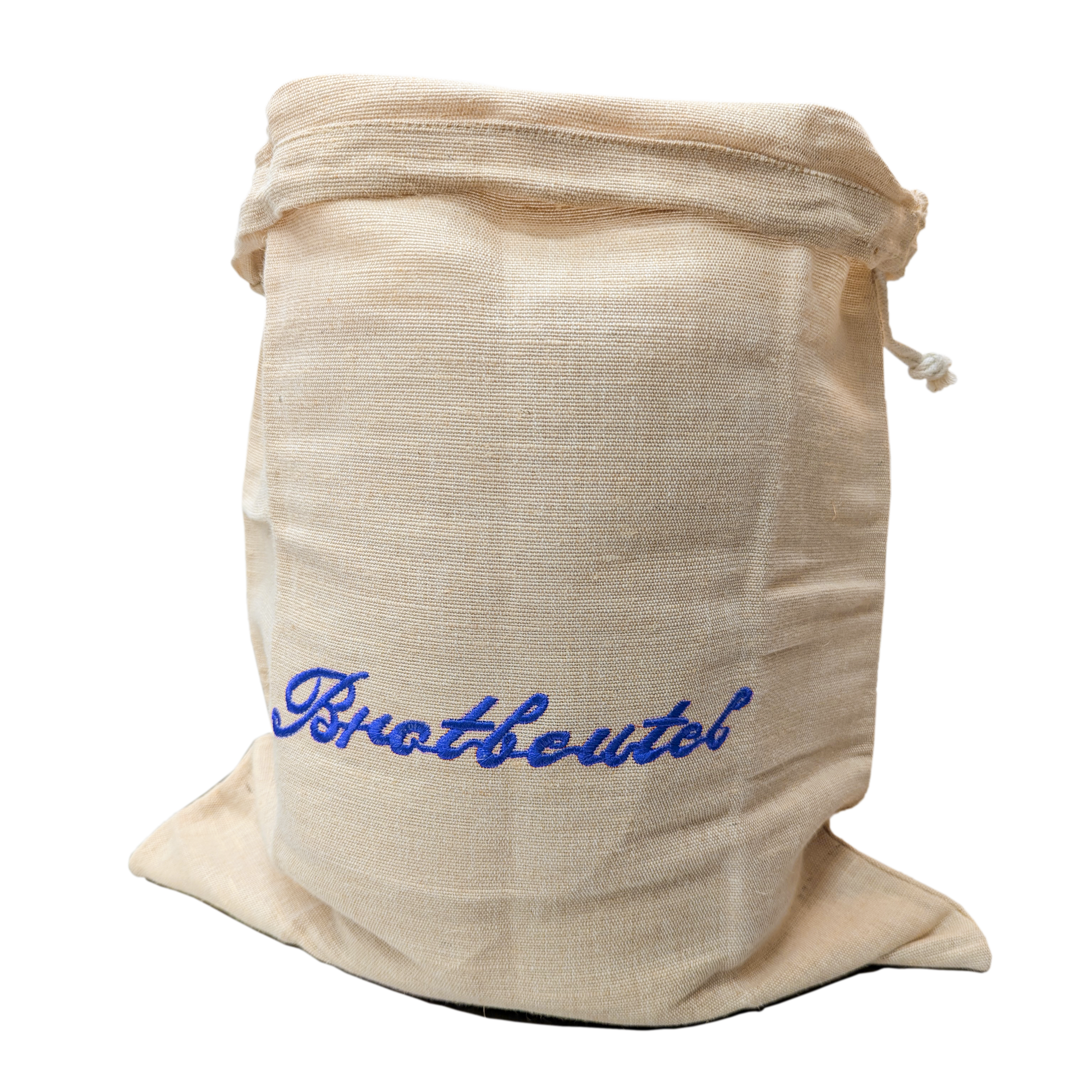 Leinenbeutel stehend blau