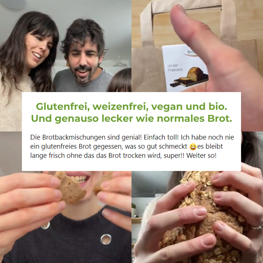 CLARA - Der zuckerfreie Naturbursche - glutenfreies Bio-Mehrkornbrot - Vorgebacken