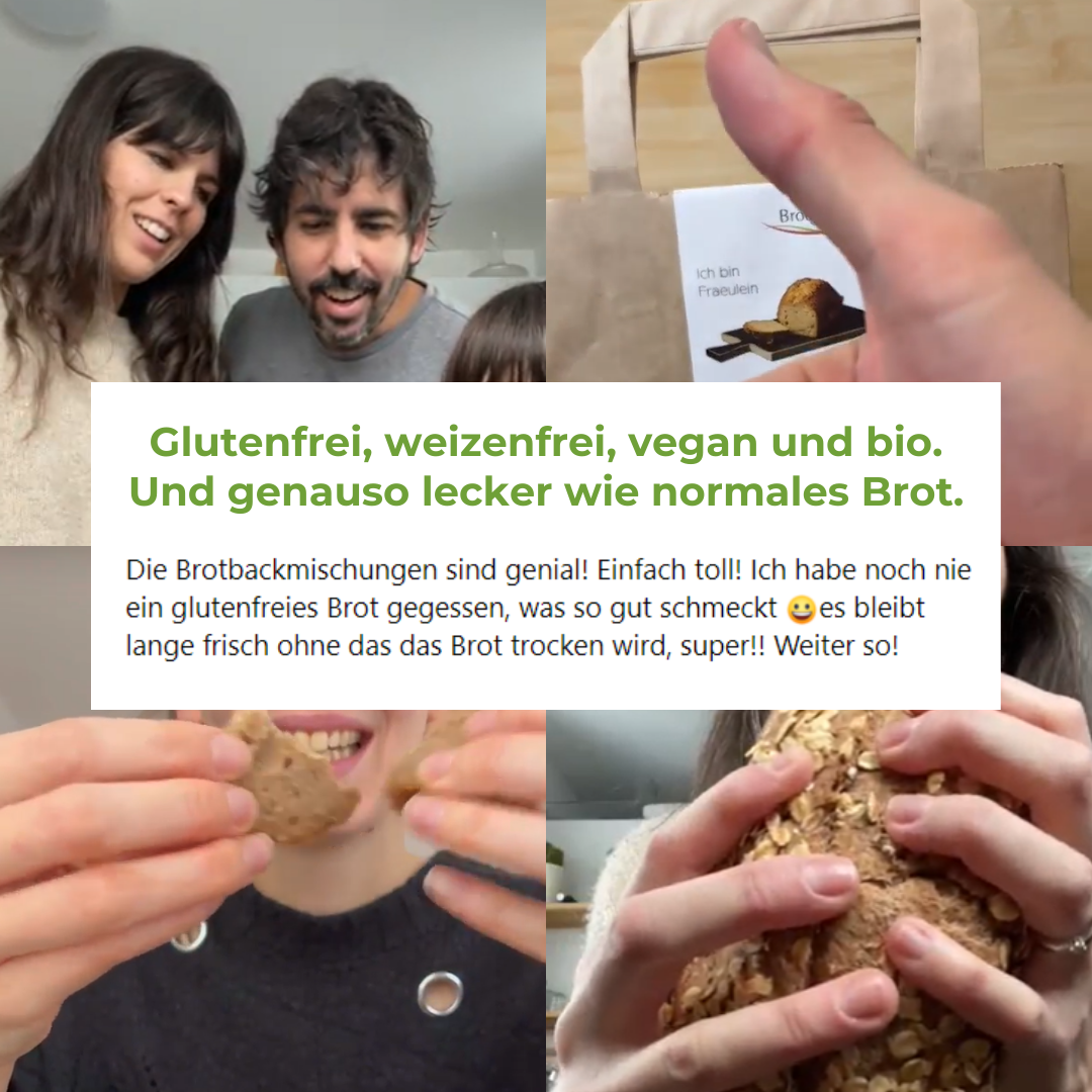 Fräulein WALTRAUD - Bio-Fertigbackmischung